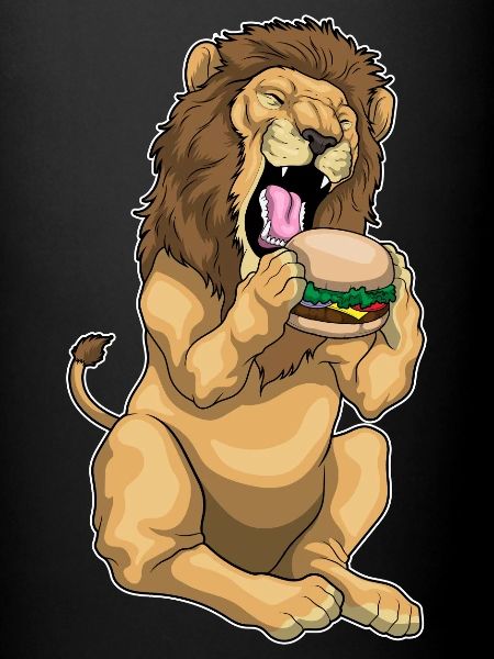 Lion Cheeseburger
