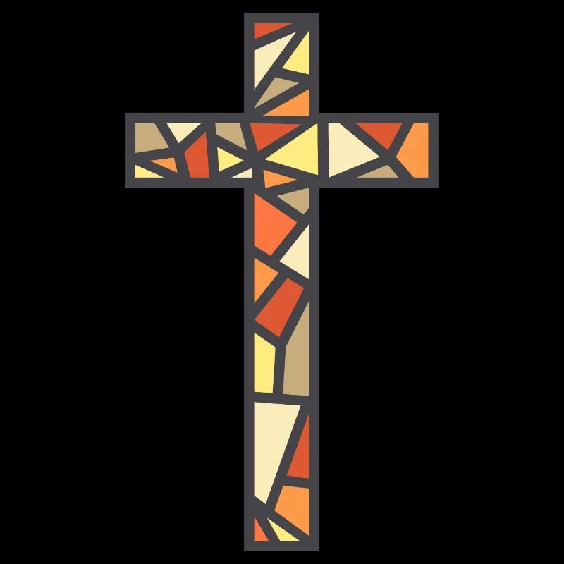Croix en vitrail
