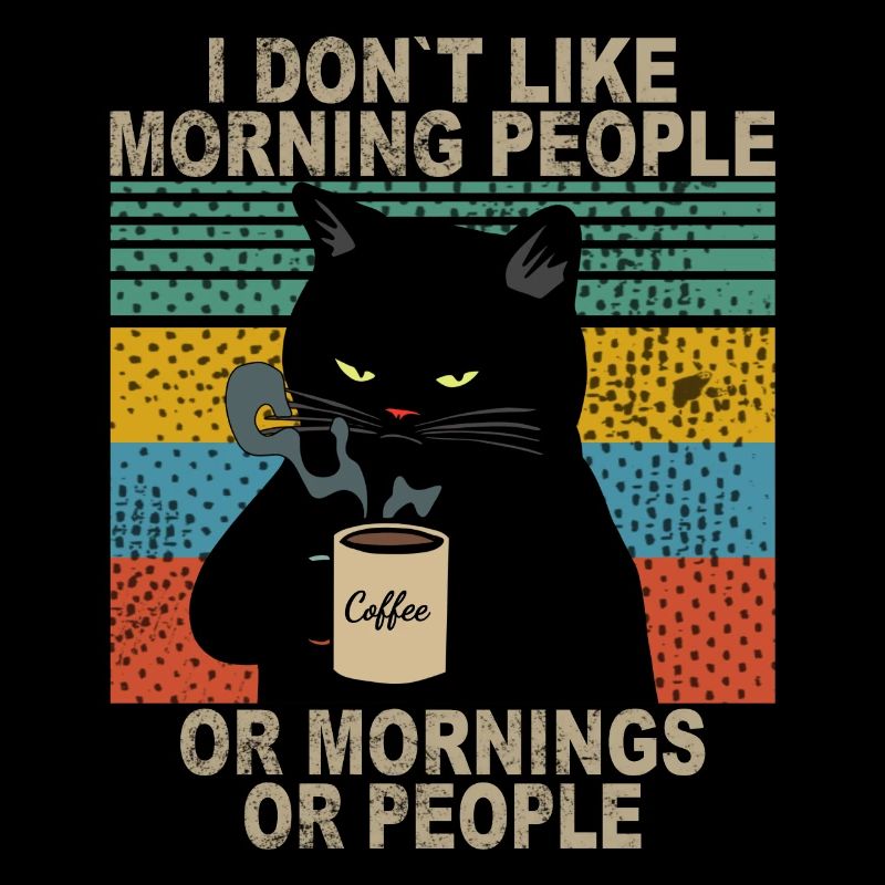 Drôle de mouflet chat café design