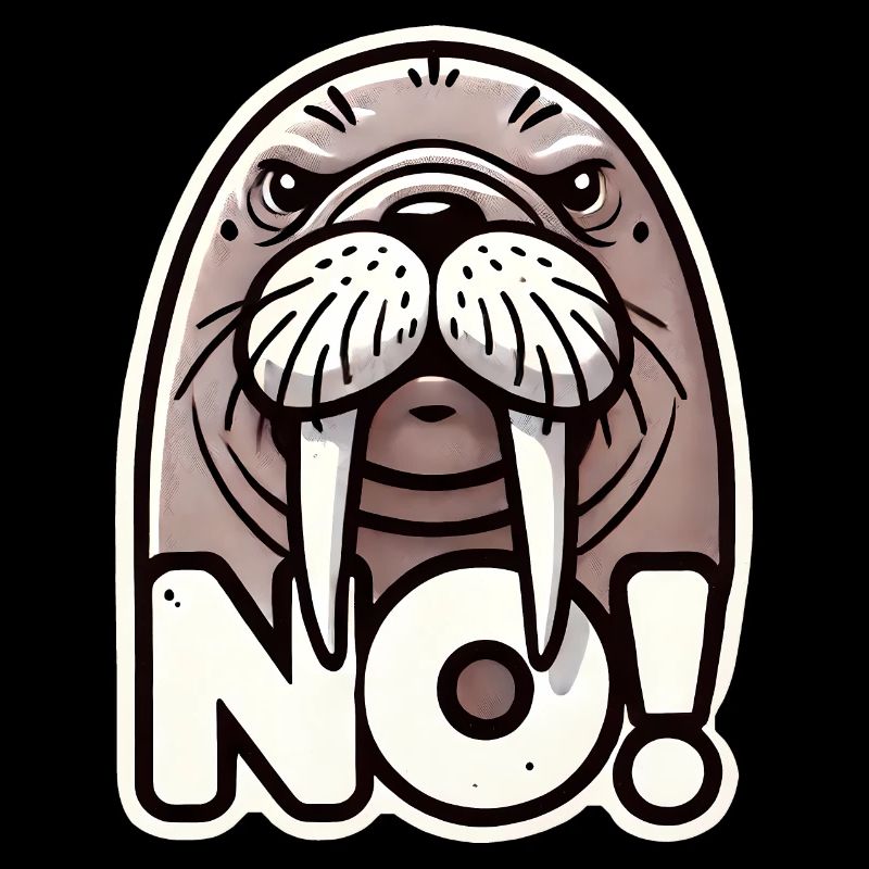 Walrus NO : Design amusant et expressif