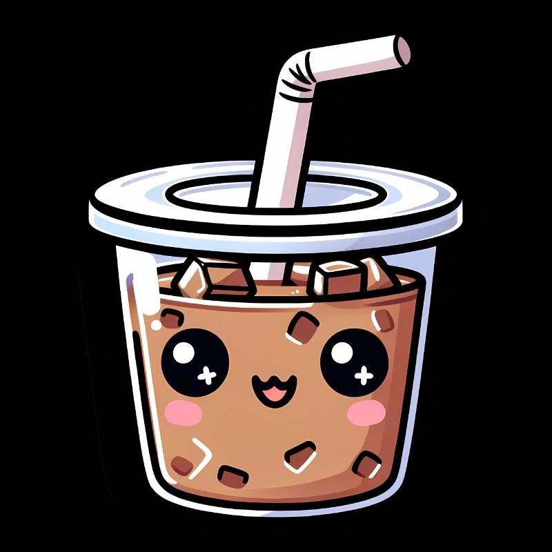 Thé glacé Kawaii