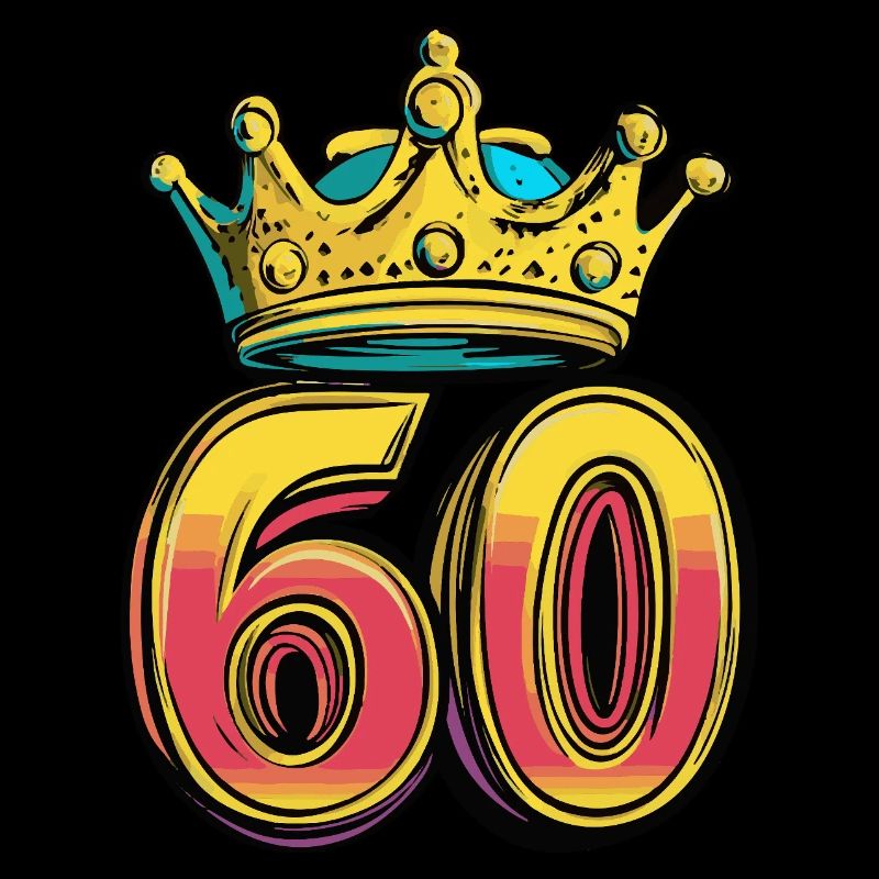 60 Numéro Jersey Couronne