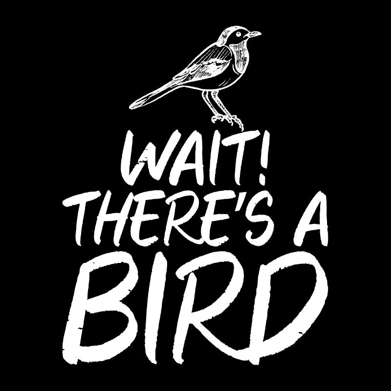 Wait There Are Birds Birdwatching Statement