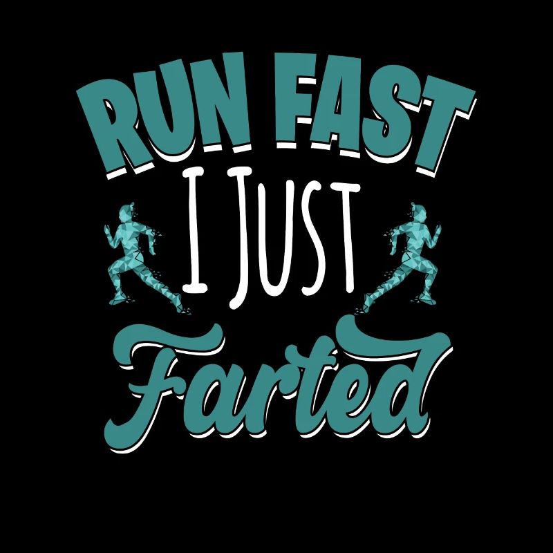 Marathon motif for runners & joggers