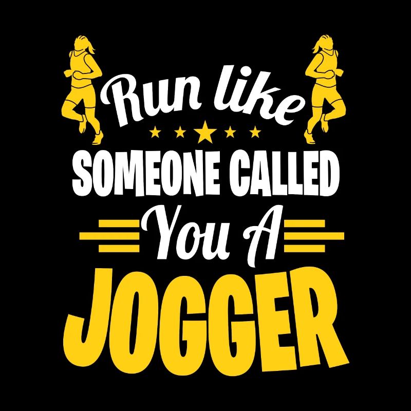 Marathon motif for runners & joggers