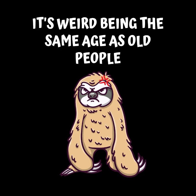 C’est étrange d’avoir le même âge que les vieux.