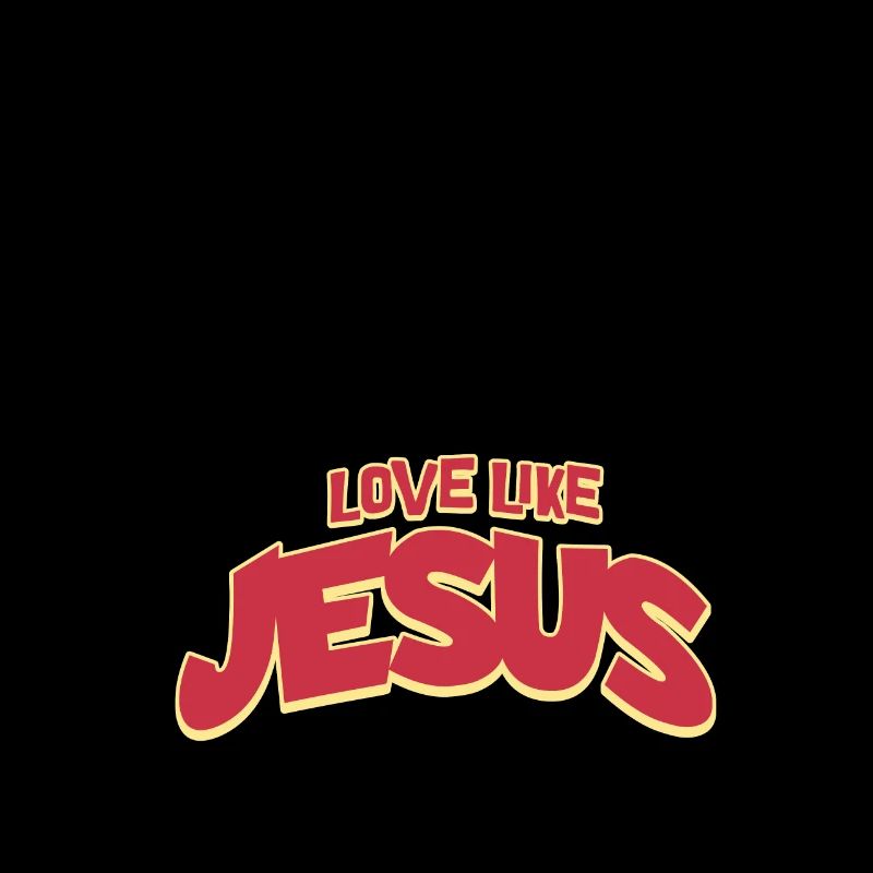 Amour comme Jésus Style d’affiche de film