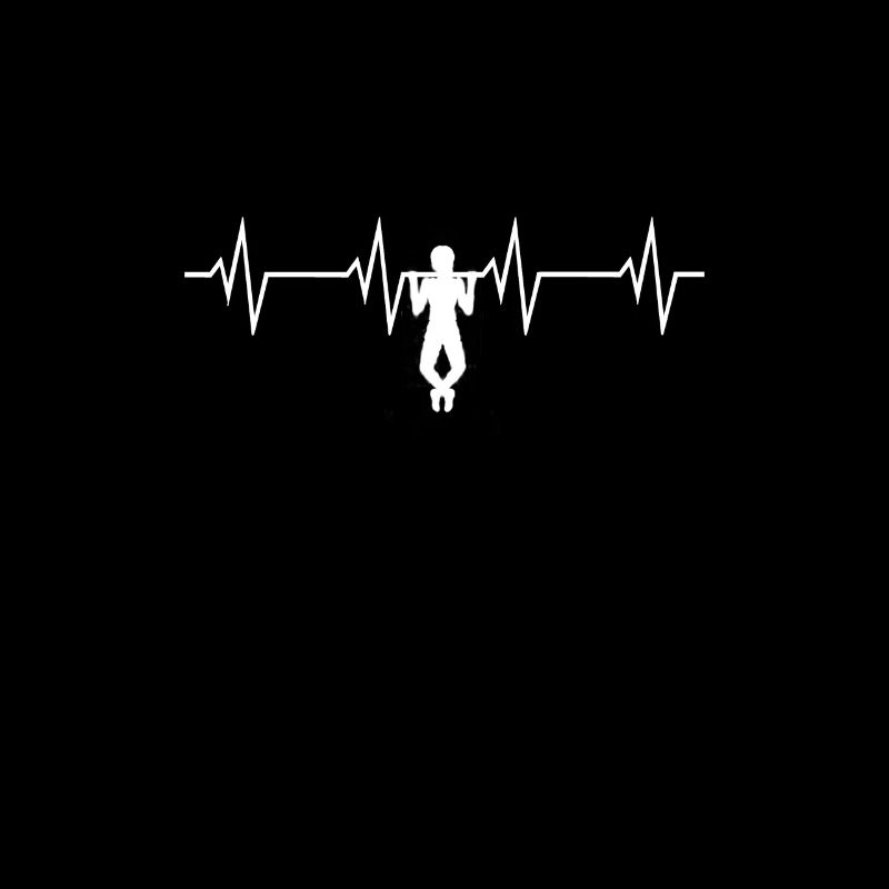 Calisthenics Street Workout Pullup Heartbeat ECG