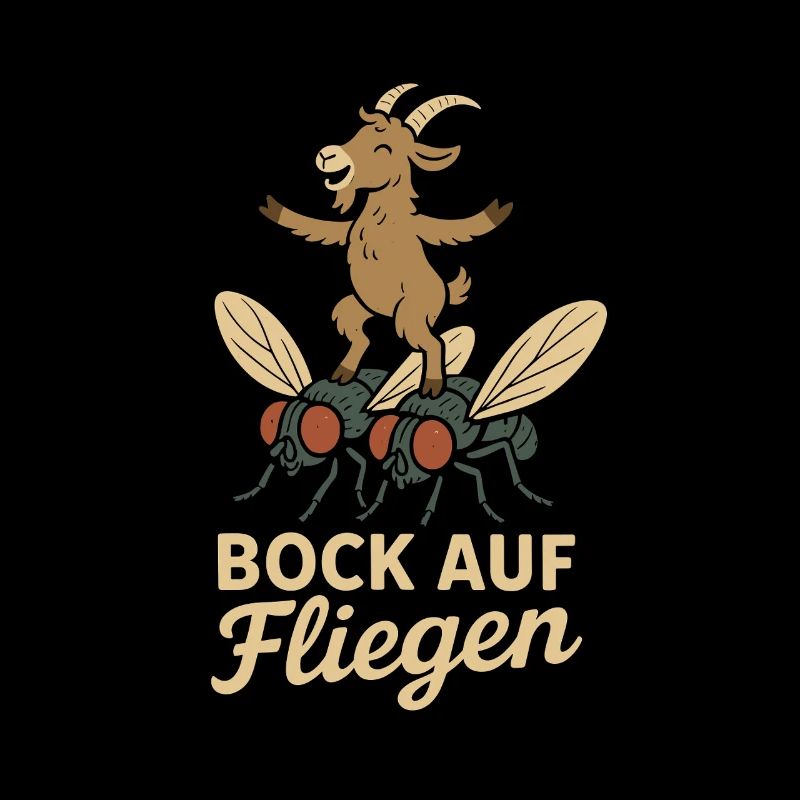 flugbegleiter Lustiger Bock auf Fliegen Spruch