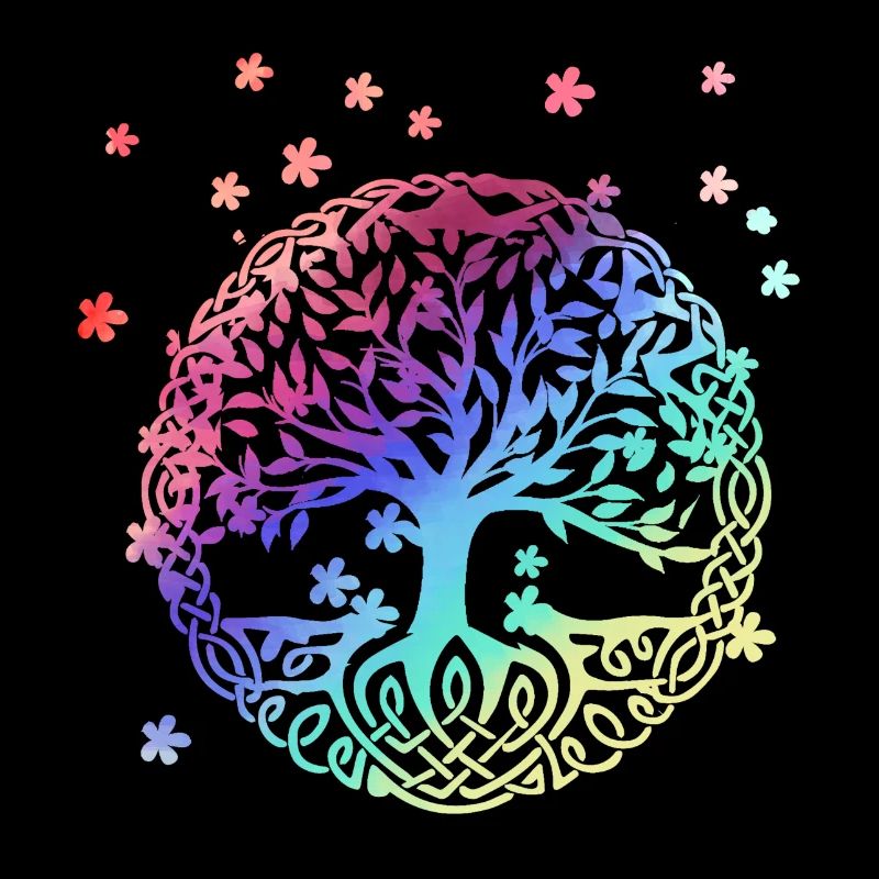 Baum des Lebens, Yggdrasil, Wikinger, Midgard,Thor