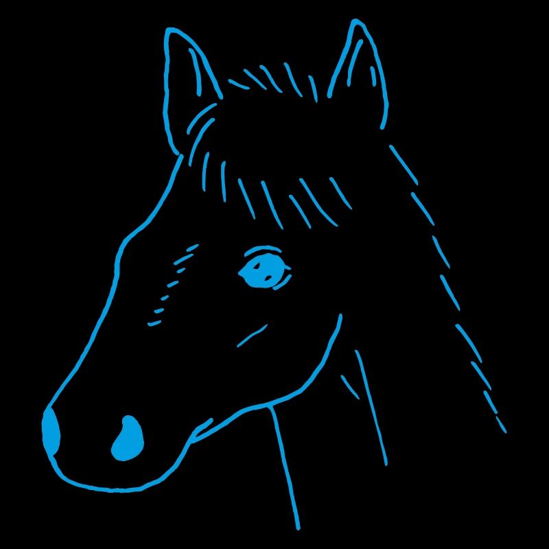 Dessin de tête de cheval