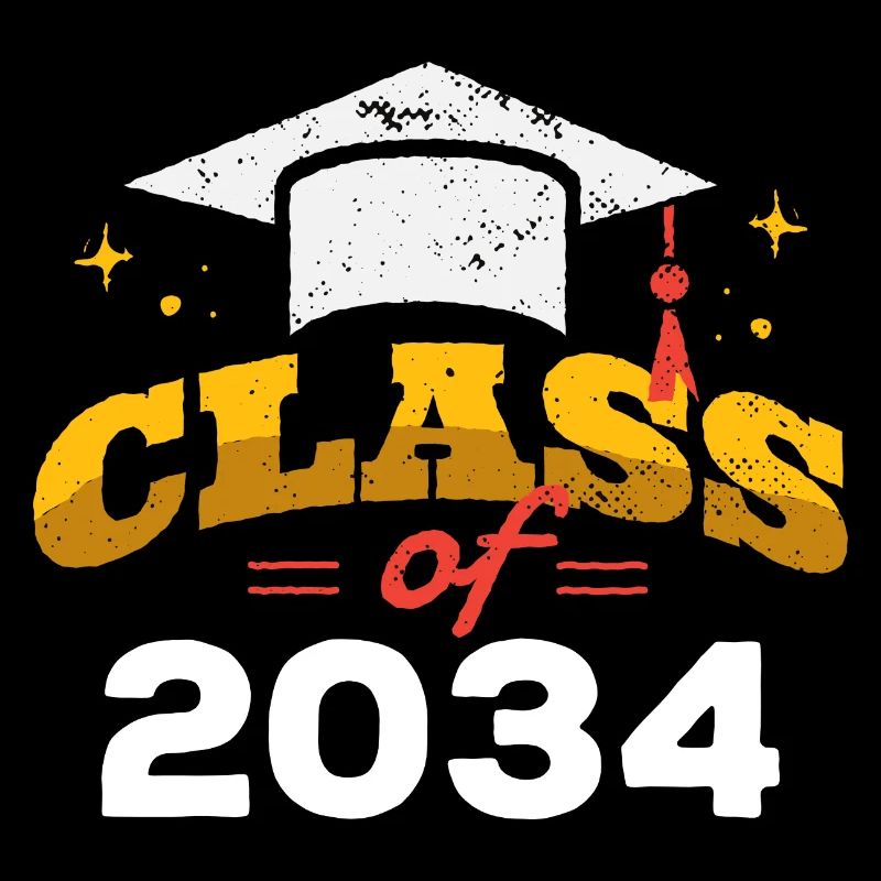 Classe de 2034 Citation drôle Prototype de diplômé pré-K