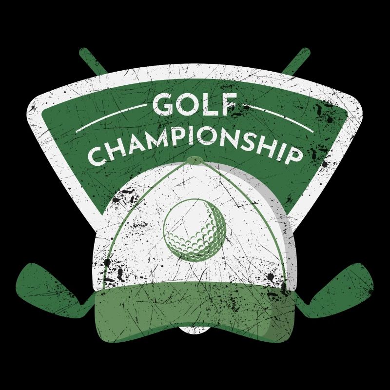 GOLF GOLFER GOLFSCHLÄGER CAP MOTIVE SHIRT GESCHENK