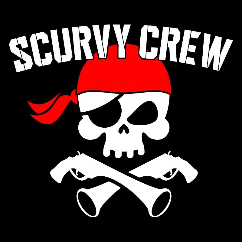 Pirate Scurvy Crew Boat Lover Captain