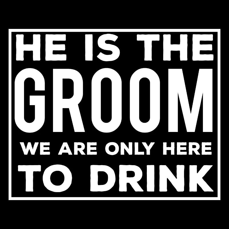 Ich bin der Bräutigam -Matching -Set Triple Funnle