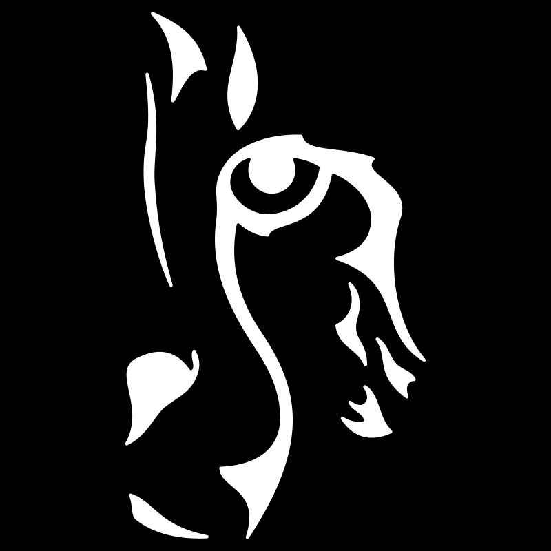 Guépard monochrome (œil gauche)