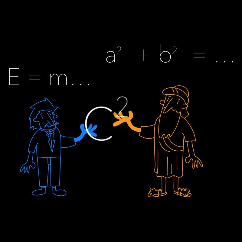 Professeur de mathématiques Phytagoras Gift