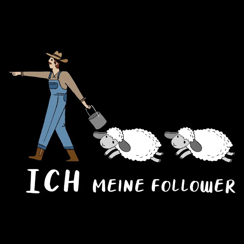 Schafe Hirte Follower Geschenk Schäfer Schafbock