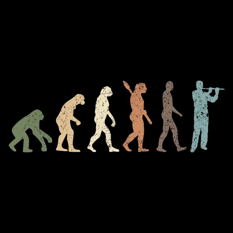 Drôle d’évolution rétro de la flûte de l’homme