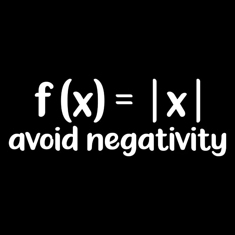 Avoid Negativity Math Equation Motivation