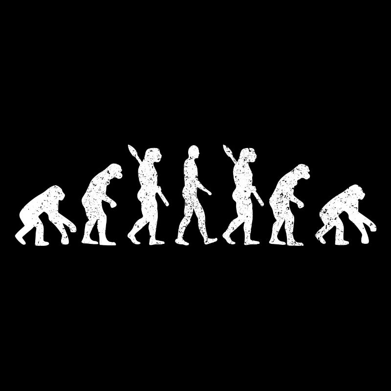 Funny Evolution of Man To Monkey Ape