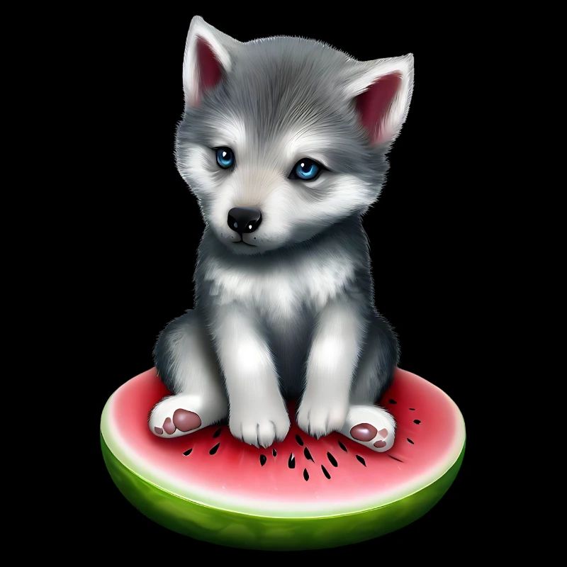 Wassermelone Wolf