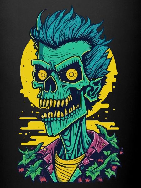 Zombie Comic Illustration
