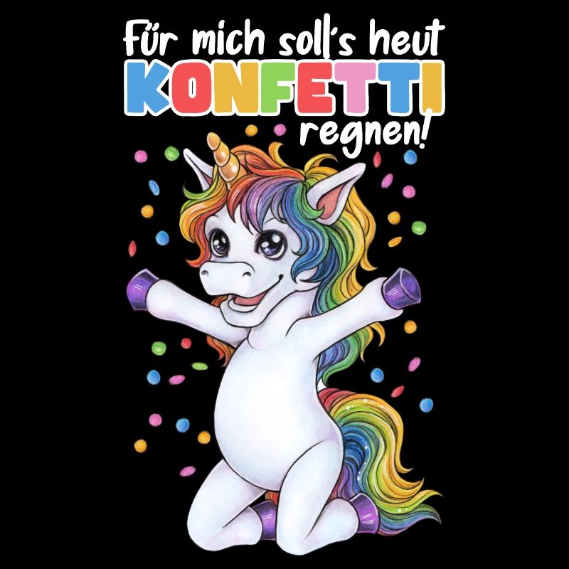 Einhorn Party Konfetti Karneval Geburtstag Kinder