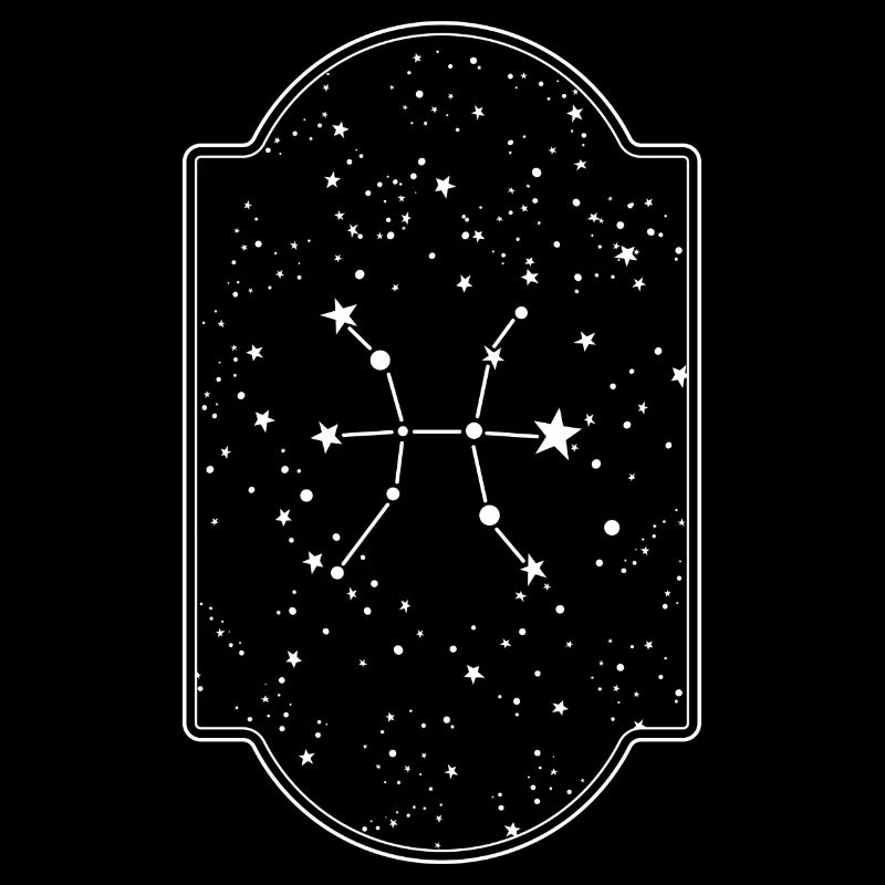 Zodiac Pisces star sky night