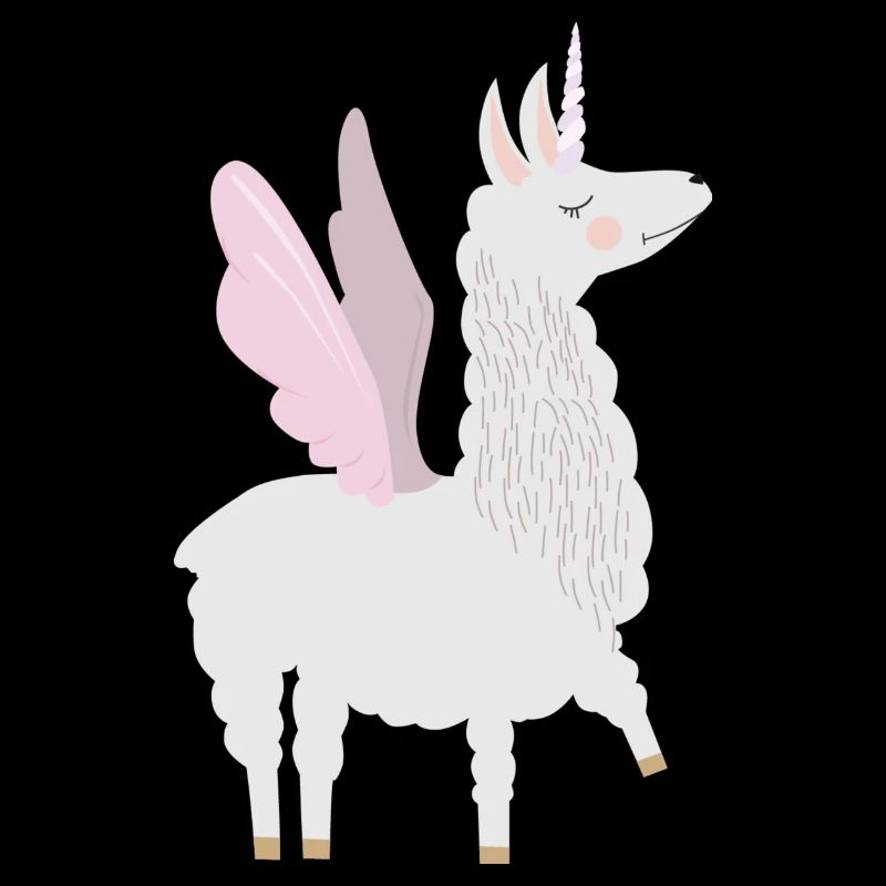 Alpaka Lama Einhorn Geschenk