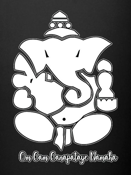 Ganesha avec mantra