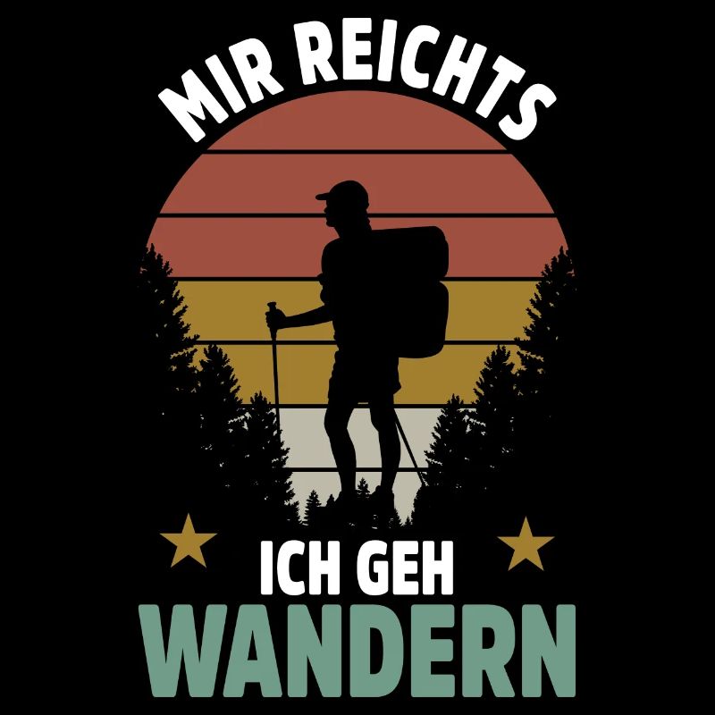 Wandern Geschenkidee Wanderer Berge Trekking
