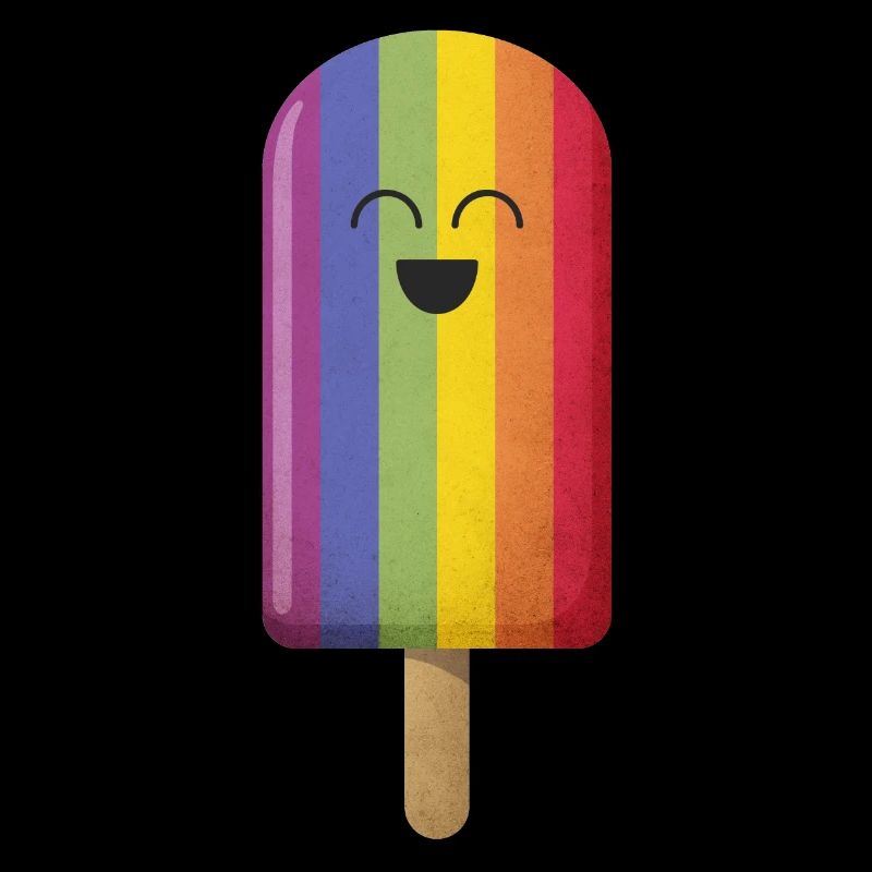 Rainbow ice vertical