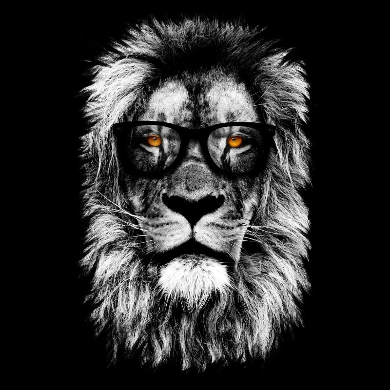 Lion de hipster