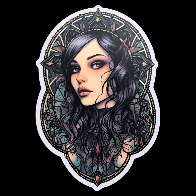 Goth Girl Gothic Mystical Horror Mysterious