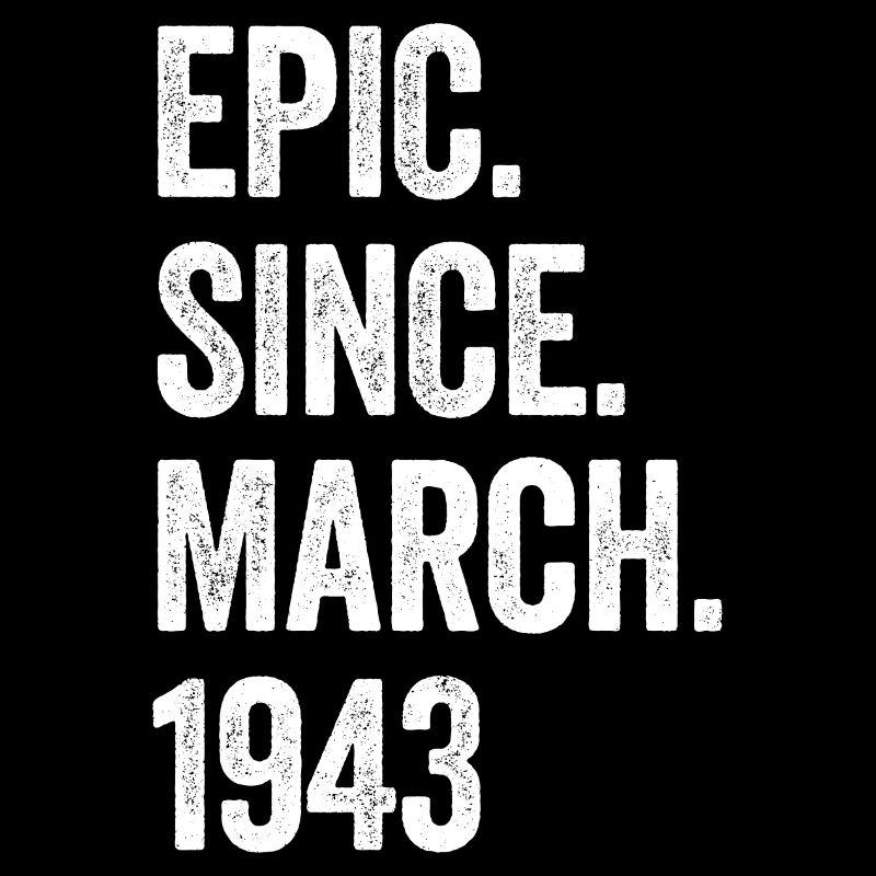 80 ans épiques depuis mars 1943 80e anniversaire