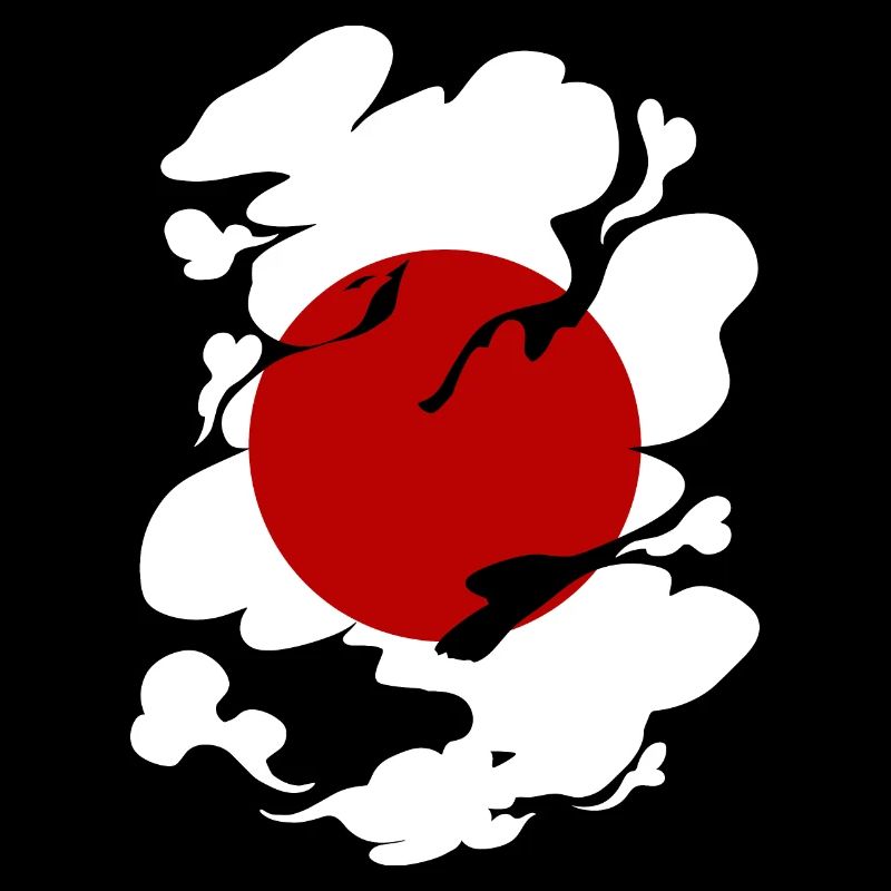 Drapeau du Japon utilisé Look Nihon Drapeau japonais