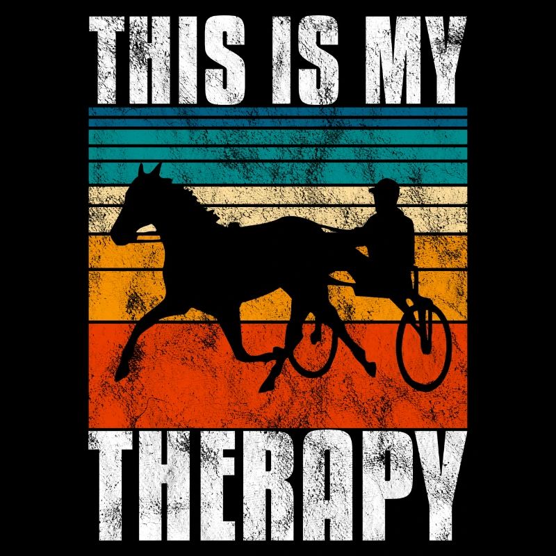 This is my therapy Trotting Harness Width Retro