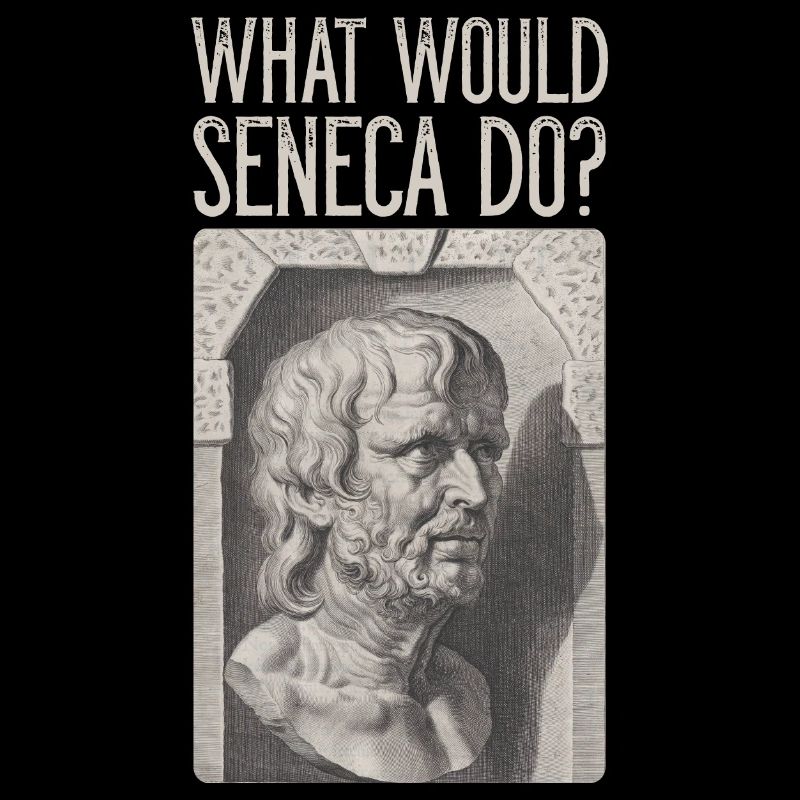 Seneca Büste Stoiker Stoa WHAT WOULD SENECA DO?