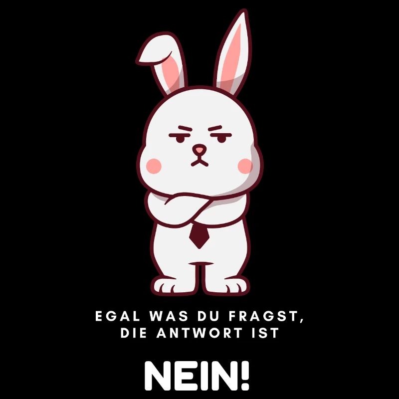 Le lapin dit non !