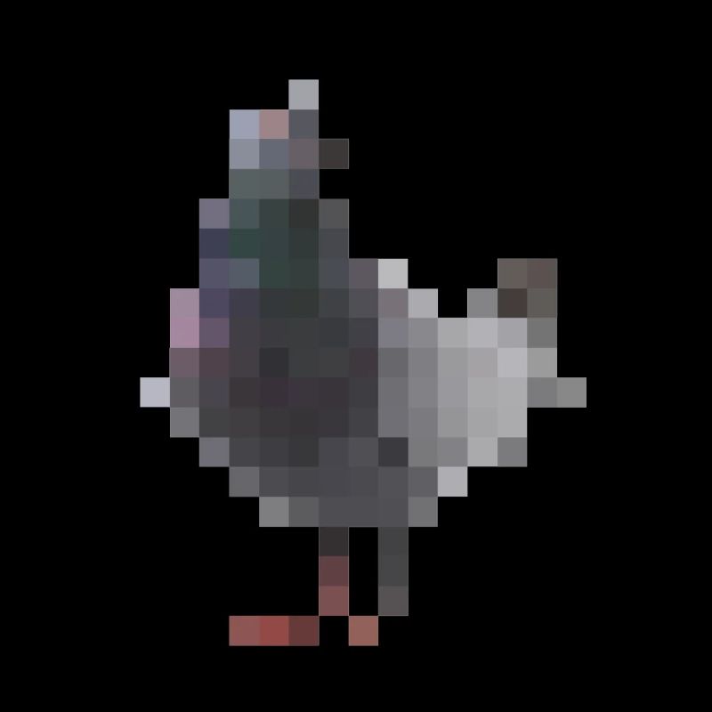 Pixel Taube