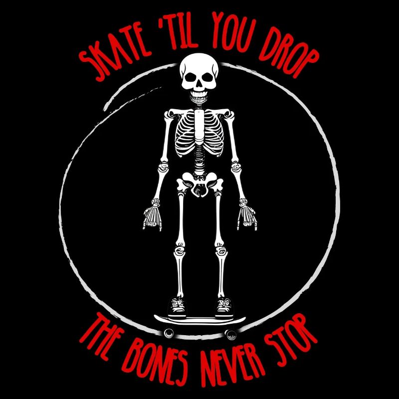 Skate 'til you drop - the bones never stop #1