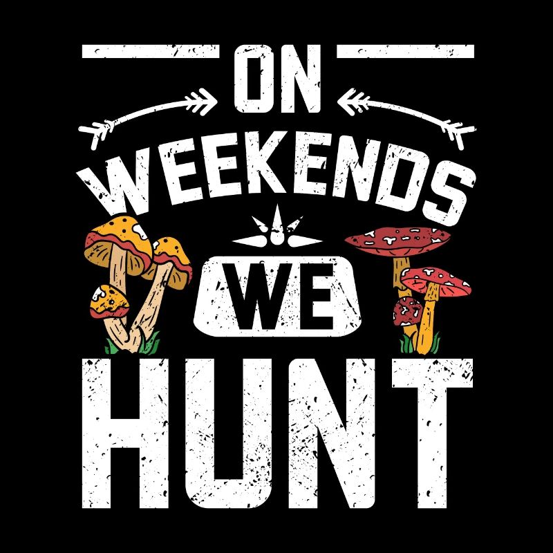 Le week-end, nous chassons les champignons