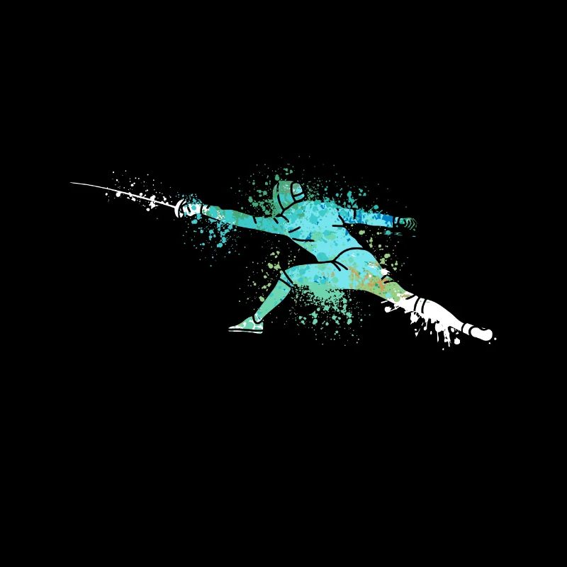 Conception de clôture d’éclaboussures pour escrimeur d’épée