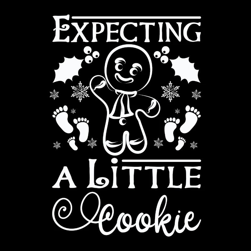 Noël enceinte Attendre un petit biscuit