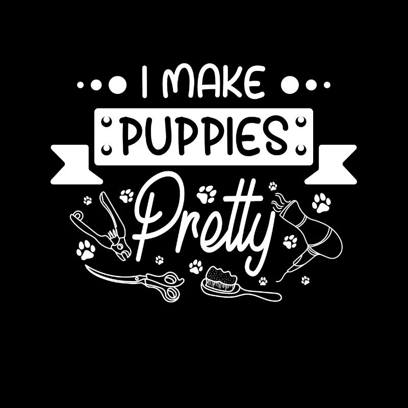 Je fais des chiots de jolis toilettages pour chiens de compagnie