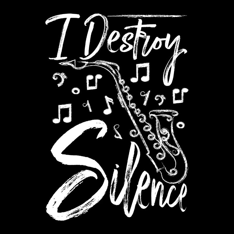 I destroy silence saxophonist