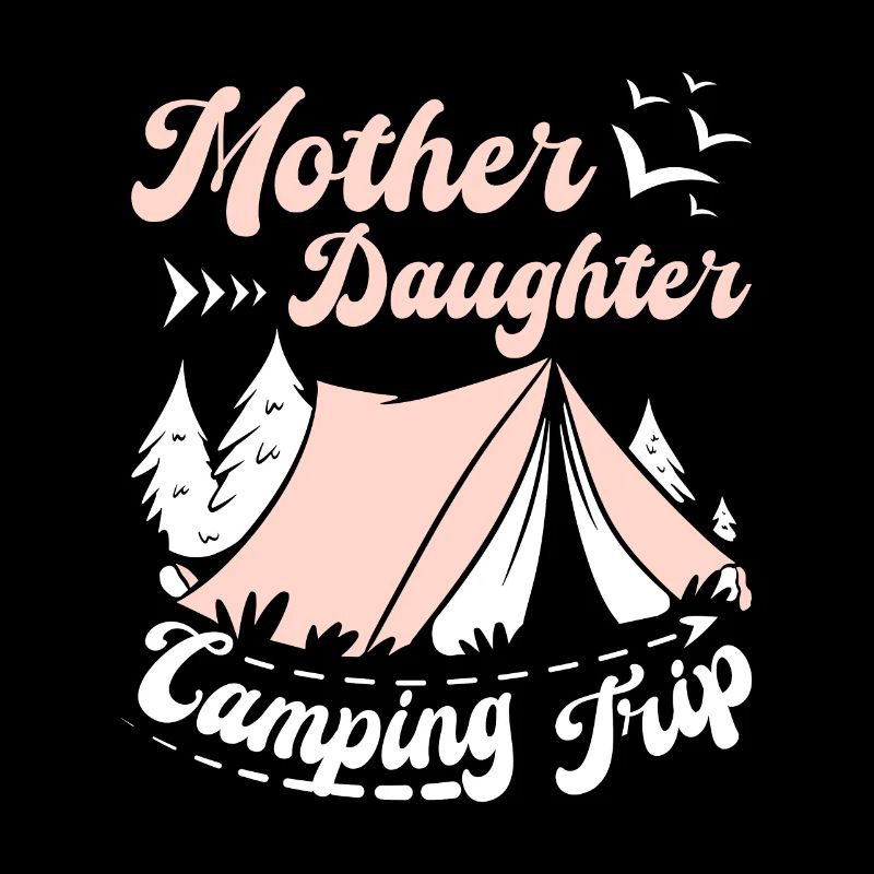 Mère fille Voyage de camping