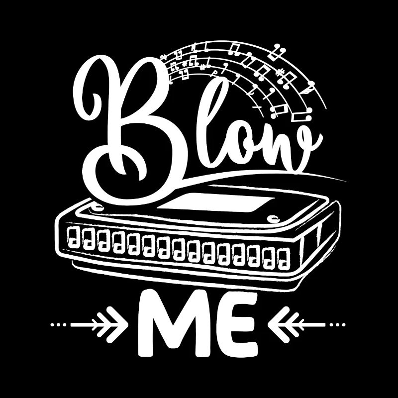 Harmonica player blow me