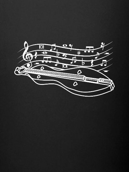 Dessin au trait Dulcimer